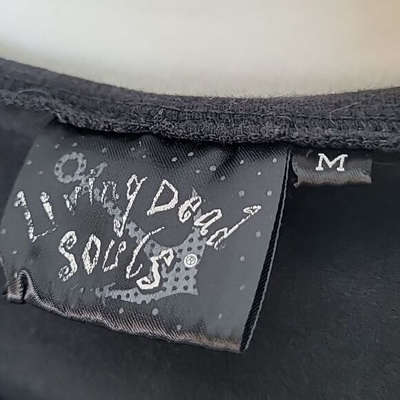 Living Dead Souls Goth Sailor Embroidered Sweater Size Medium - Picture 3 of 6